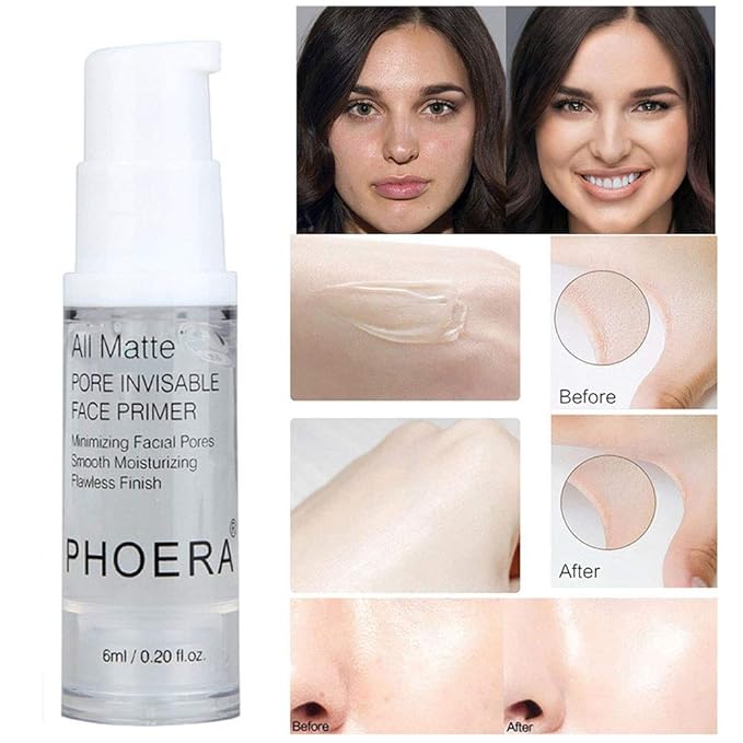 2Pcs Pro Makeup Primer, Long Lasting Hydrating Smoothing Foundation Primer