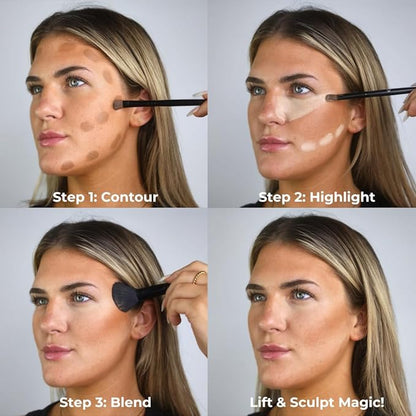 W7 Lift & Sculpt Cream Contour Kit - Instructions Included