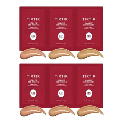 TIRTIR Mask Fit Red Cushion Foundation *Trial Kit* Coverage, Semi-Matte