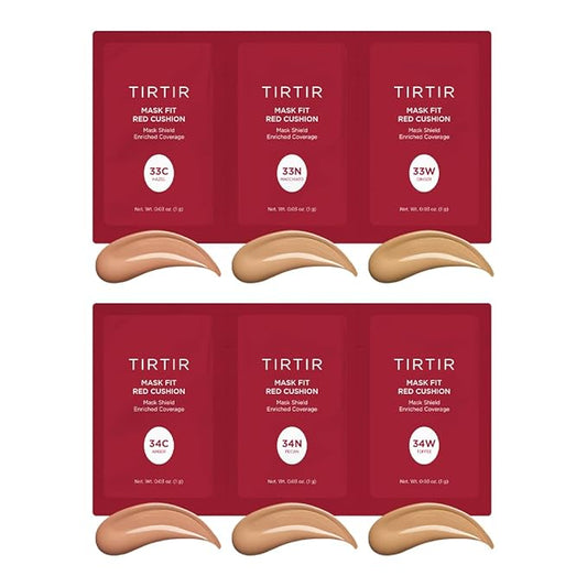 TIRTIR Mask Fit Red Cushion Foundation *Trial Kit* Coverage, Semi-Matte
