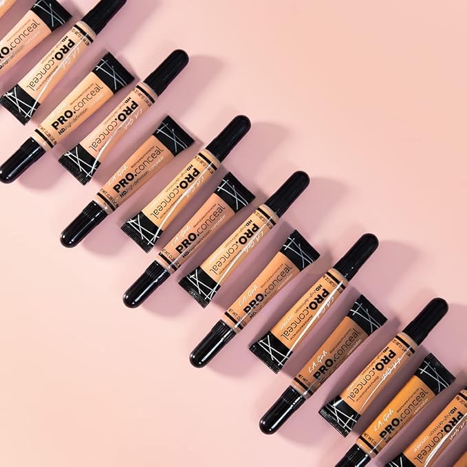 L.A. Girl Pro Conceal HD Concealer, Medium Bisque, 0.28 Ounce