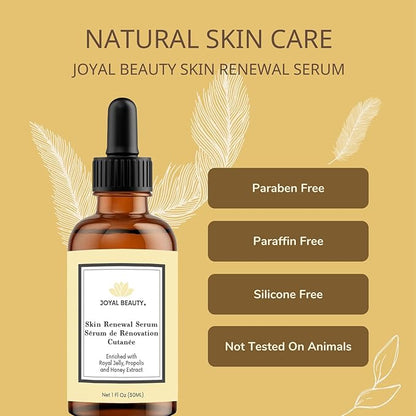 JOYAL BEAUTY Organic Royal Jelly Skin Renewal Serum Soft Skin