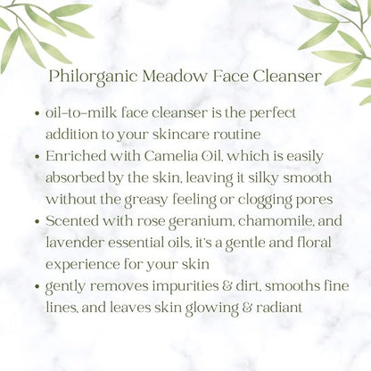 Philorganic Sustainable Facial Care Kit- Organic Trio Set- Cleanser, Hyaluronic Serum, & Oil - Self-Care Spa Moment & Gift - Small Batch USA Made