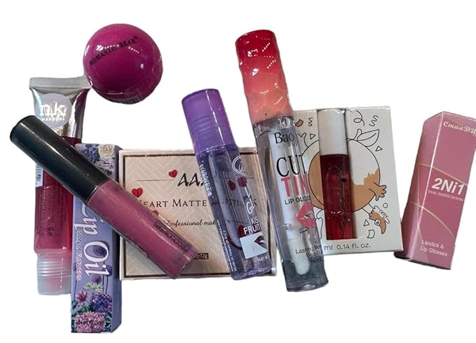 Diva Stuff Pink Lip Kit, 10 Clear