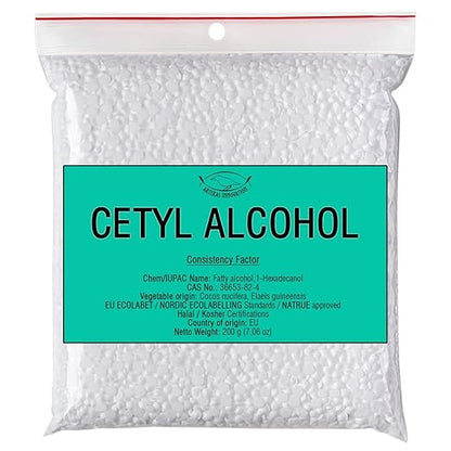 Cetyl Alcohol for Homemade Cosmetics, Lipsticks, oz