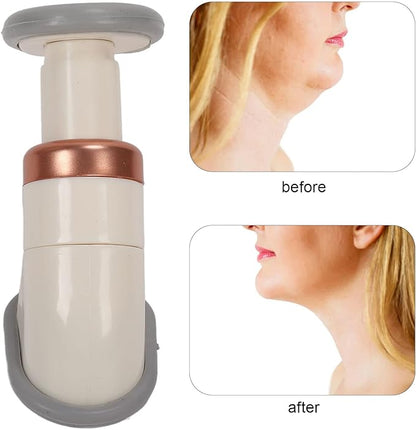 Portable Neck Slimmer and Jaw Exercise - Neckline Toning Massager System, Chin Exerciser for Men and Women
