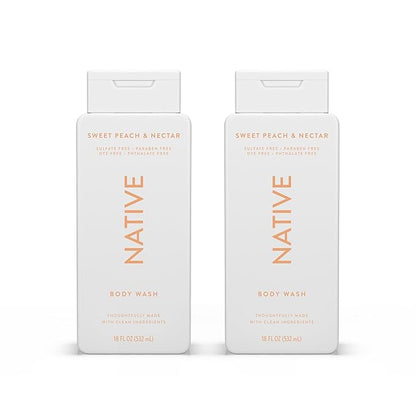 Native Body Wash Contains Naturally Derived 18 oz