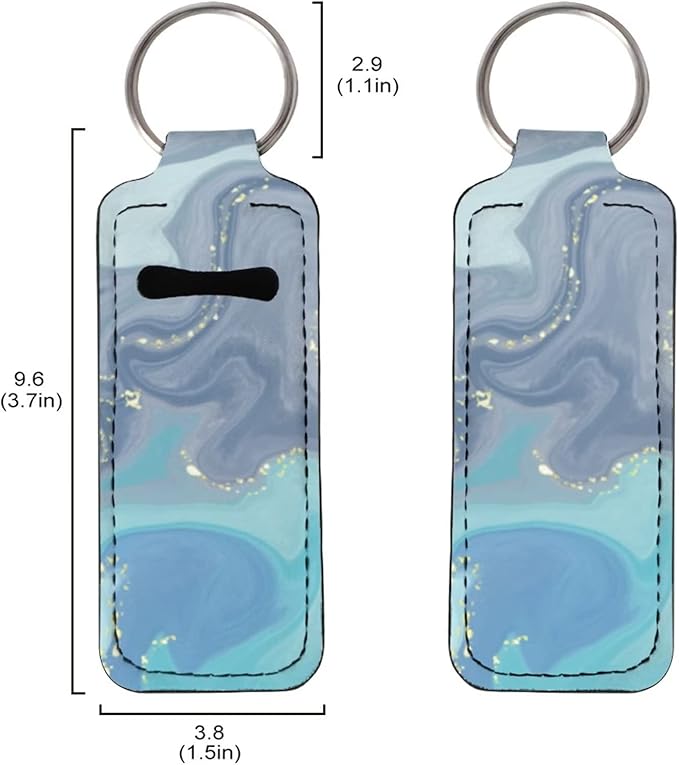 Lip Balm Holder Keychain Lipstick Protective