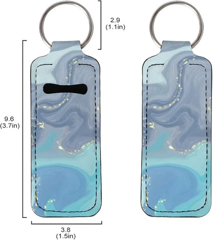 Lip Balm Holder Keychain Lipstick Protective