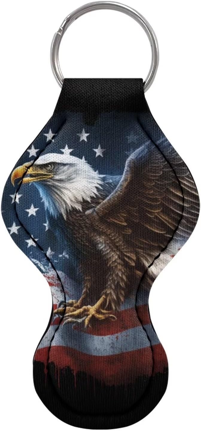 Chapstick Holder Keychain for Lipstick Lip Girls