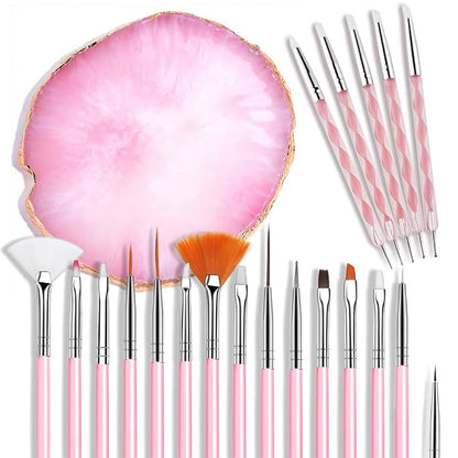 21 pcs nail art brushes