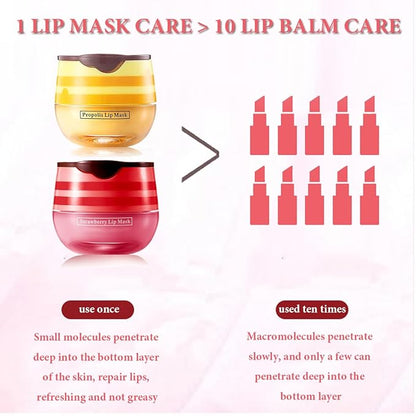 Honey Lip Balm Pot Lip Mask,