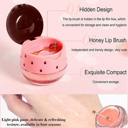4PCS Bee Lip Balm Lip Mask Wrinkle