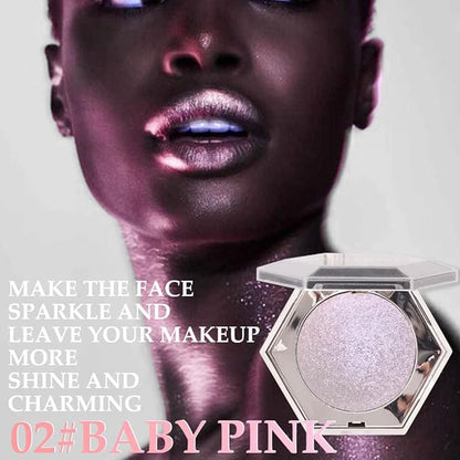 Purple Pink Shimmer Highlighter Highlight Makeup Contour Powder