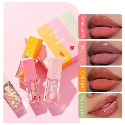 Lip Gloss Set, 4 PCS, Transparent Lip Balm, Gloss