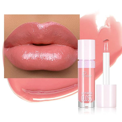 Plumping Lip Gloss for Women Glossy Liquid Lipstick Plumping