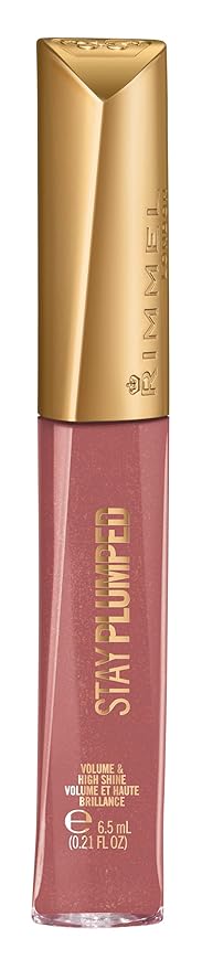 Rimmel Stay Plumped Lip Gloss, 210 1999, Pack Gloss,
