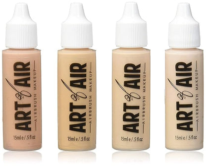 4pc FAIR Complexion Professional Airbrush Cosmetic Makeup Set 2 oz