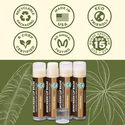SPF Lip Balm 4-Pack by Earth's