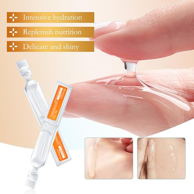 Vitamin C Serum for Face with Hyaluronic Acid – 1.5ml x 60PCS, Brightening Hydrating Facial Serum, Travel Size Skincare for Glowing Skin(3.04 Fl Oz (Pack of 2))