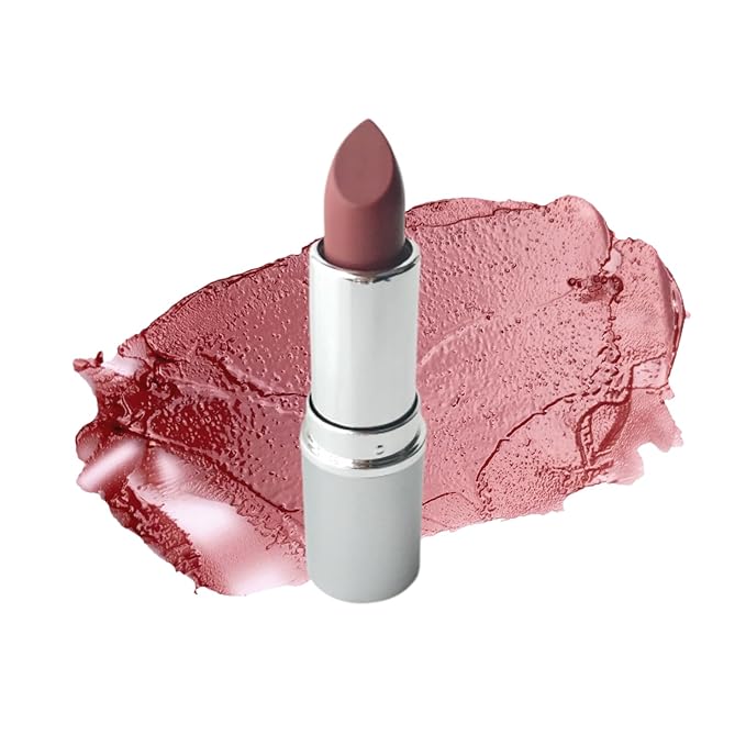 Honeybee Gardens Truly Natural Long Lasting Lipstick, Swizzle, Neutral Pink Mauve, Naturally Hydrating & Nourishing, Vegan, Gluten-Free & Cruelty-Free, 0.13 oz / 3.8 g