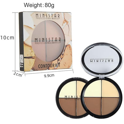Contour and Highlight Palette Powder Contour Kit Concealing,
