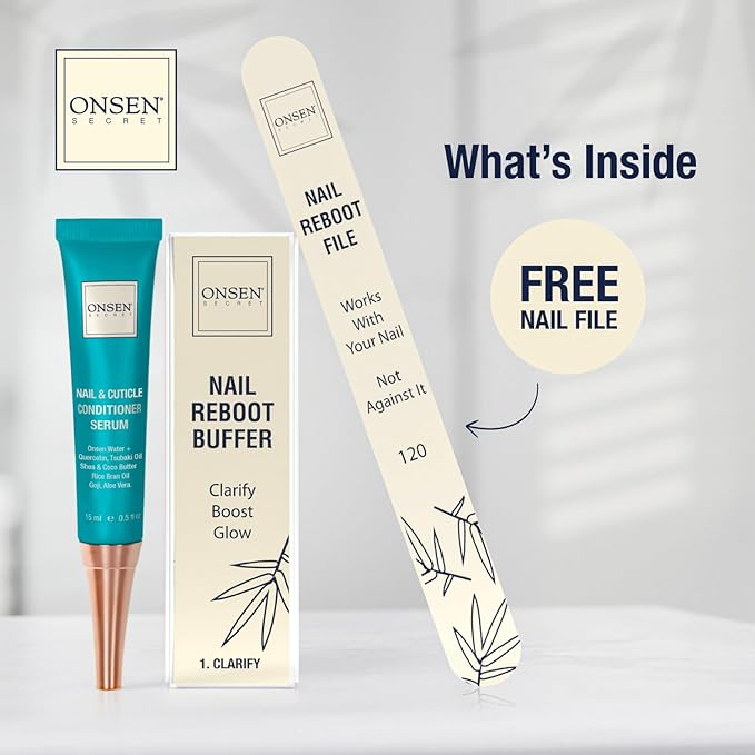 Onsen japanese nail file buffer