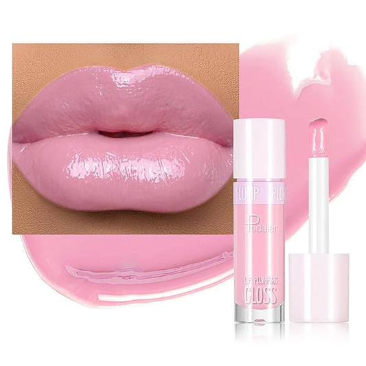 Plumping Lip Gloss for Women Glossy Liquid Lipstick Plumping