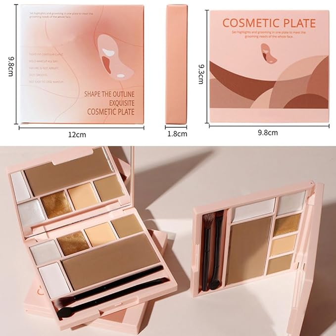Pro Cream Highlight and Contour Palette Kit