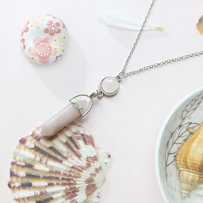 Turquoise Crystal Necklace for Women Hexagonal