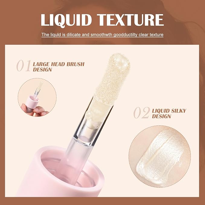Liquid Highlighter Natural Glow For Face & Body,