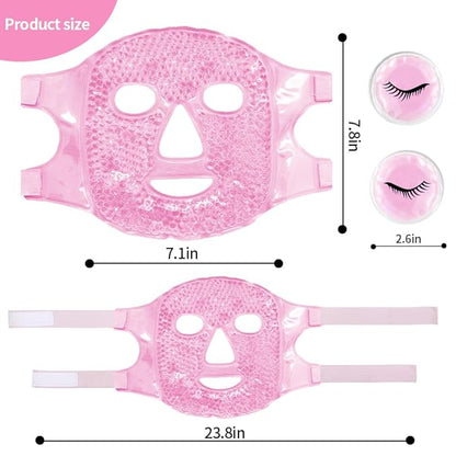 Cold face eye masks ice