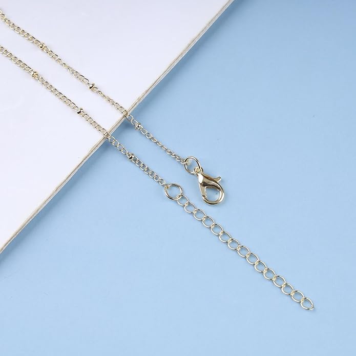 Vintage Square Pendant Necklace Polish Square