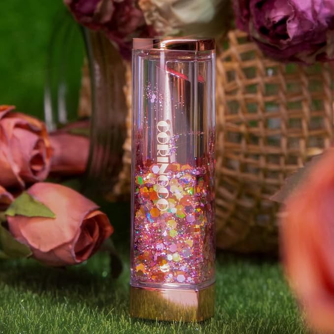 Sparkle Cute Lip Balm, Rose Red, Moisturizing,