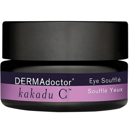 DERMAdoctor 20% Vitamin C Face Serum 0.5 fl oz Cleanser 2.37 fl oz with Caffeine Eye Cream Vitamin E & Ferulic Acid | Kakadu C Anti Aging, Hydrating & Discoloration Correcting Serum