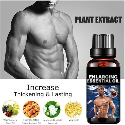 Men Massage Oil for Sex -Sexual Enhancement Erection Cream Penisgrowth Oil Longer Thicker Penis Energy Massage Essential Oil Men Energy for Care Delay Performance Boost Strength (Chamomile)