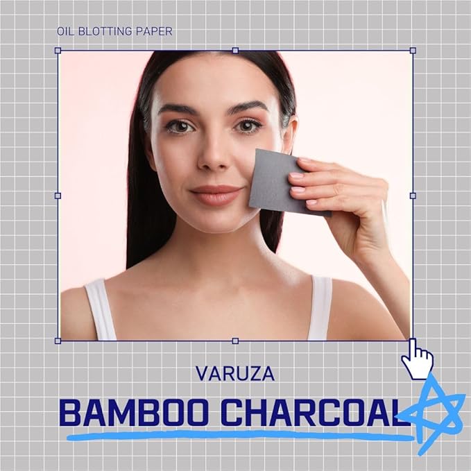 [400 Counts + Mirror Case] Natural Bamboo Charcoall