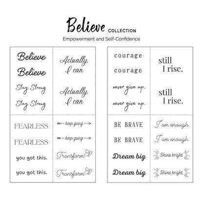 Believe Collection - Inspirational and Motivational Words Small Men