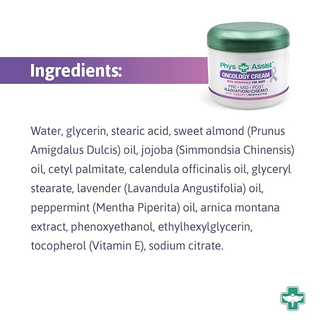 PhysAssist Oncology Cream 4 oz plus Clinically