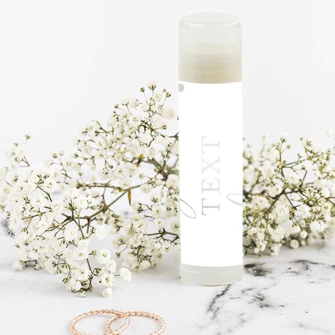 Andaz Press Personalized Lip Balm Party Silver