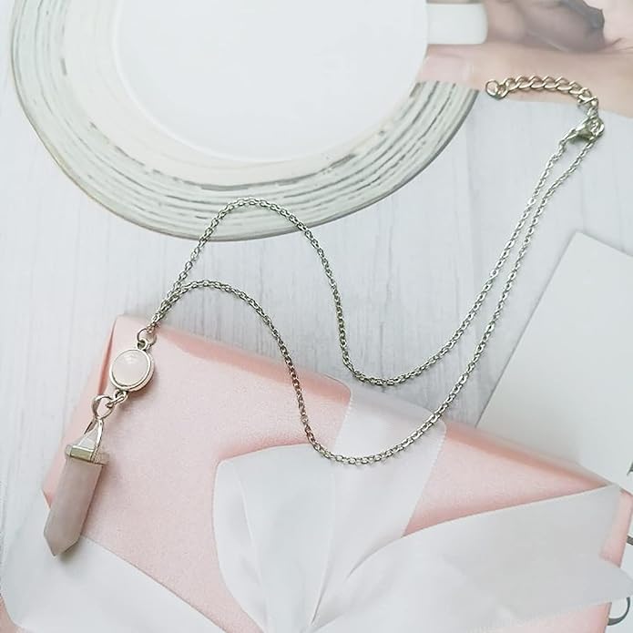 Turquoise Crystal Necklace for Women Hexagonal