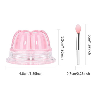 2Pc Jelly Lip Mask Overnight,Fruity Peach Collagen-Peach