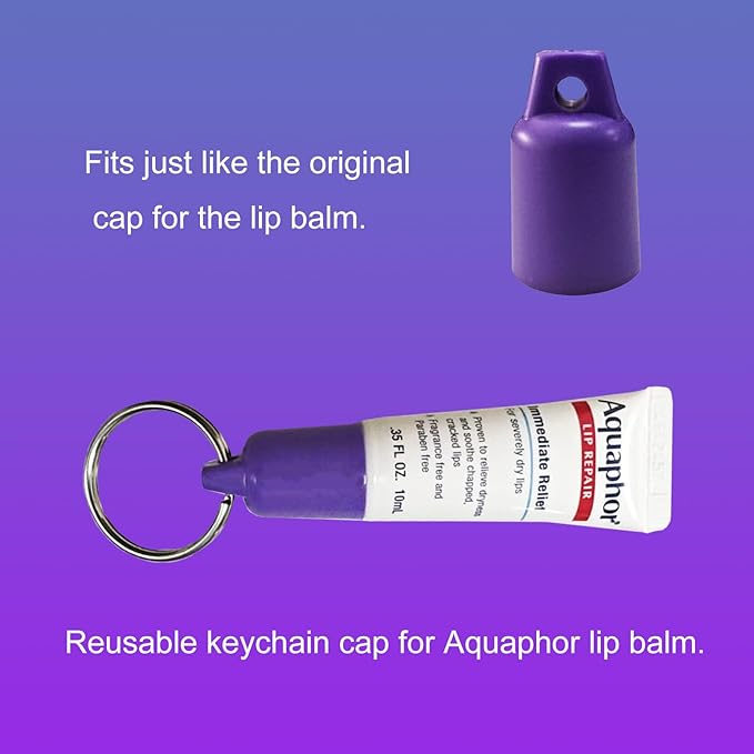PIAOLGYI Cover for Aquaphor Lip Repair,Compatible OZ,Purple(ONLY