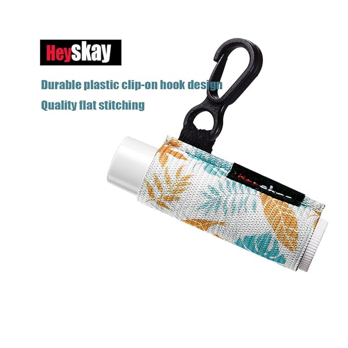 Lip Balm Holder Sleeves Keychain Chapstick