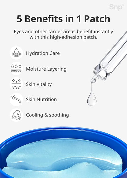 SNP [K Beauty Bird's Nest Aqua Eye Patch & Variety Ampoule Sheet Mask Set