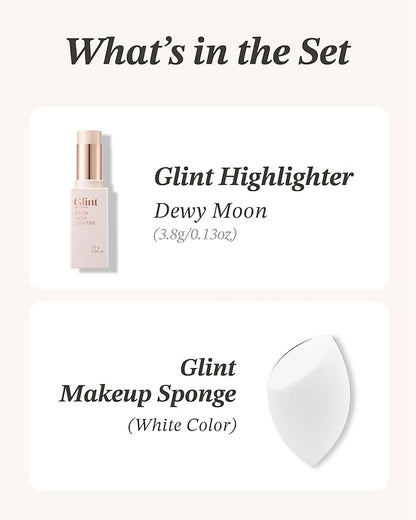 Glint Stick Highlighter Special Set (Dewy Moon(Set), 0. Blendable Color. 24oz