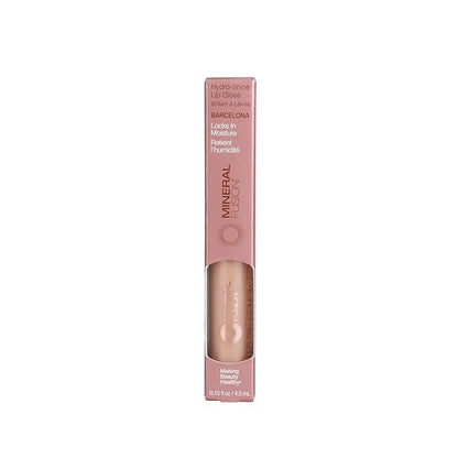 Mineral Fusion Hydro-Shine Lip Gloss, Barcelona, 0.15 Ounces Lip