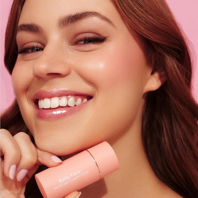 MCoBeauty Baby Face Multi-Use Cream Stick, Kitty Coral Free Cosmetics