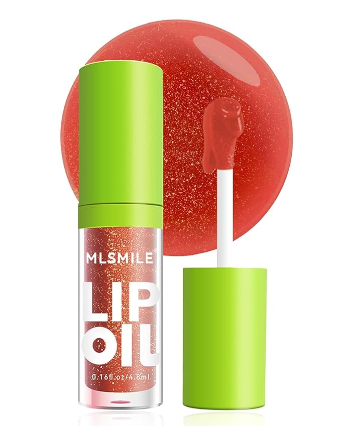 Lip Oil Lip Glaze, Big Brush Head Hydrating Glaze,