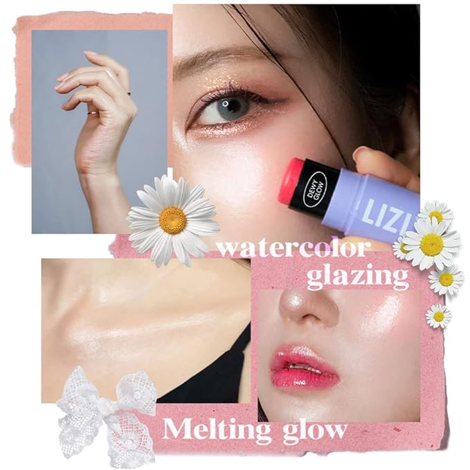 Vegan Blush Stick Multi Balm Cheek Stick Korean